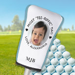 Most TEE-RIFFIC Dad - Golfer Custom Photo Putter  Golf Head Cover<br><div class="desc">Most Tee-Riffic Dad ... Two of your favourite things , golf and your kid ! Now you can take your kid with you as you play 18 holes . Surprise the Dad and Golf Lover with these super cute photo custom golf head cover and matching golf accessories . Customize these...</div>