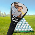 Most Tee-Riffic GRANDPA Personalized Golfer Photo Golf Head Cover<br><div class="desc">Most Tee-Riffic Grandpa! ... Two of your favourite things, golf and your grandkids ! Now you can take them with you as you play 18 holes . Customize these golf head covers with your grandchild's favourite photo and name. Great gift to all golf granddads and golf lovers, dads from the...</div>
