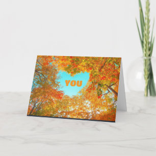 MOST "THANKFUL FOR YOU" THANKSGIVING CARD