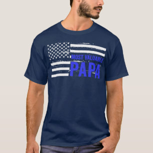Most Valuable Papa Dad Fathers Day (4) T-Shirt