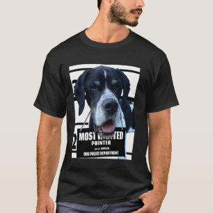 Most Wanted Pointer D - Cute Funny Dog Tee