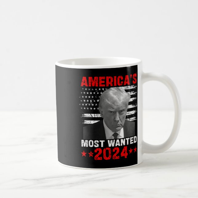 Most Wanted Trump 2024  Coffee Mug (Right)