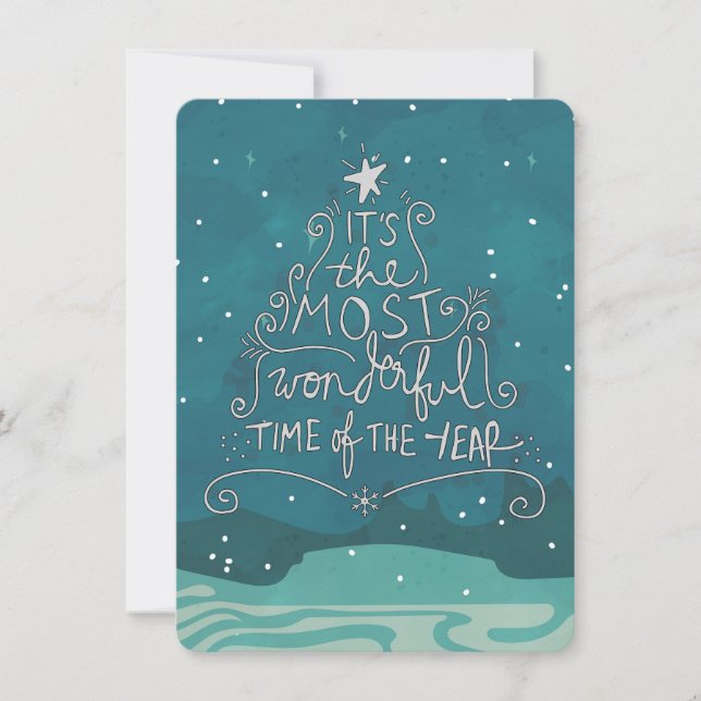 Most Wonderful Time Customizable Invitation (Front)