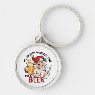 Most Wonderful Time for a Beer Keychain