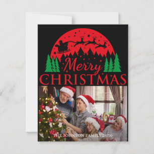Most wonderful time Of The Year Christmas Photo Holiday Card