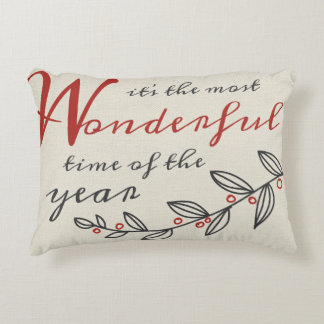 Most Wonderful Time of the Year Decorative Pillow