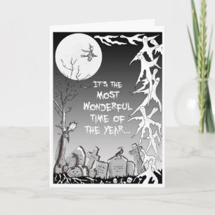 'Most wonderful time of the year' Halloween card