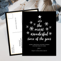 Most Wonderful Time of Year Black Script Business