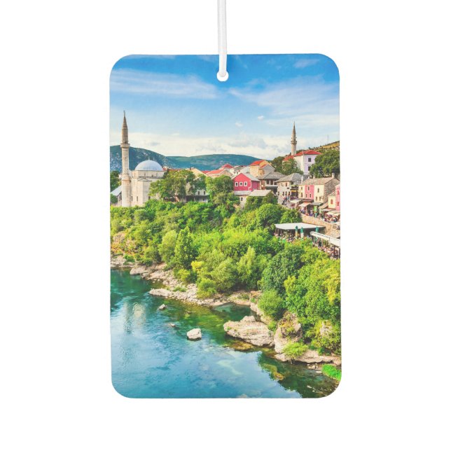 Mostar Bosnia and Herzegovina Air Freshener (Front)
