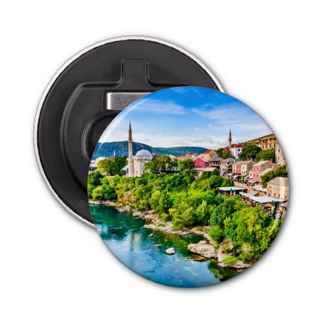 Mostar Bosnia and Herzegovina Bottle Opener (Front)