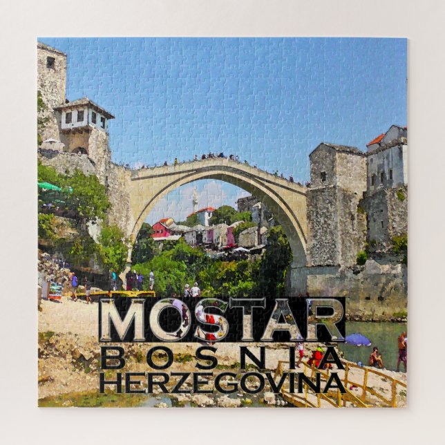 Mostar Jigsaw Puzzle (Vertical)