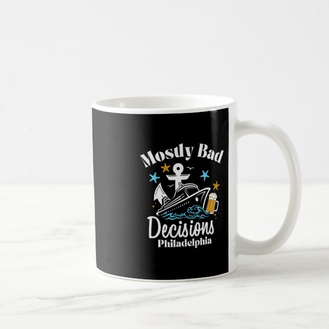 Mostly D Decisions Philadelphia Spring Break  Coffee Mug (Right)