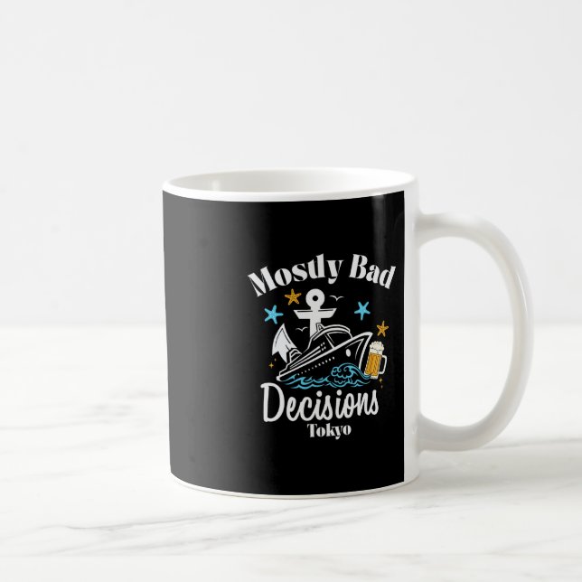 Mostly D Decisions Tokyo Spring Break  Coffee Mug (Right)