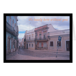 (Mostly Deserted) European Street Scene