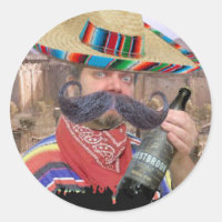 Mostly Harmless Mexican Bandito Sticker