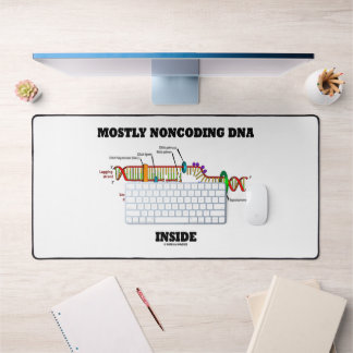Mostly Noncoding DNA Inside Molecular Bio Humour Desk Mat