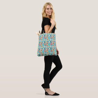 Mostly pastel color subject tote bag