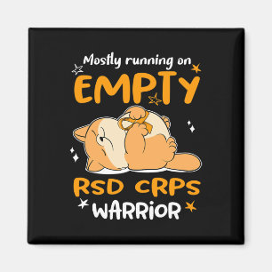 Mostly Running On Empty Rsd Crps Warrior Magnet