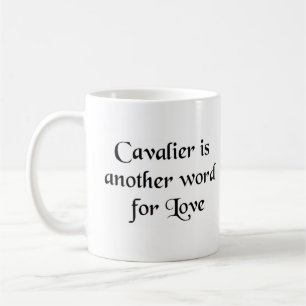 mot cavalier tasse de café