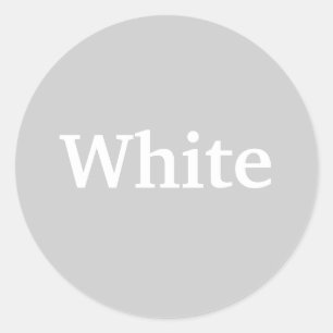 Mot couleur blanche sur Stickers gris