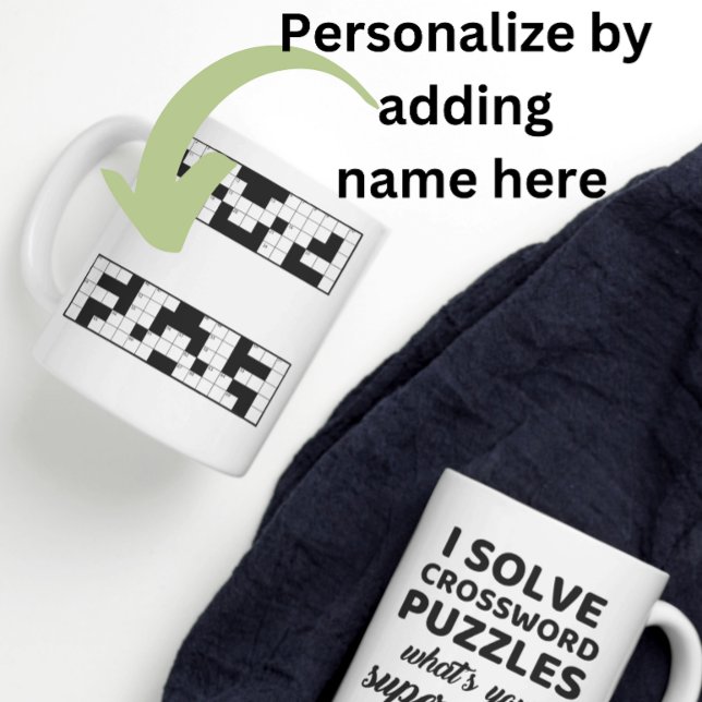 Mot-croisé mignon Puzzle Lover Coffee Mug (Créateur téléchargé)