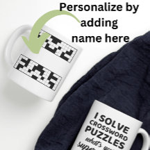 Mot-croisé mignon Puzzle Lover Coffee Mug