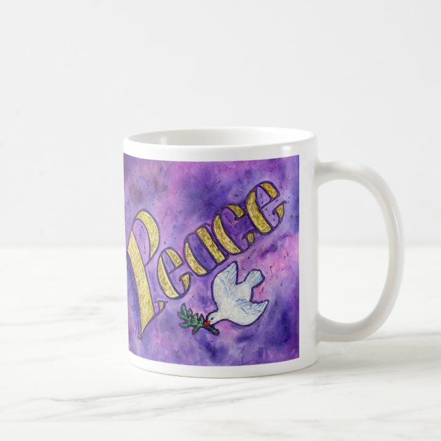 Mot de Paix Inspiré Mugs Café Art (Droite)