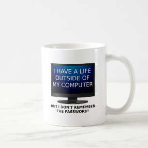 Mot de passe de vie drôle Mug