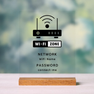 Mot de passe minimaliste de zone Wifi simple