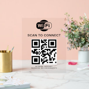 Mot de passe Wifi Analyse du code QR pour se con