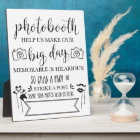 Mot-dièse du mot-clé de la fête de mariage Plaque 