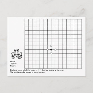 mot recherche puzzle carte postale