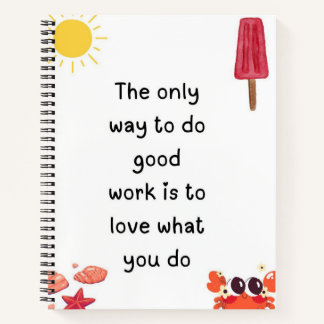 Motavational note book
