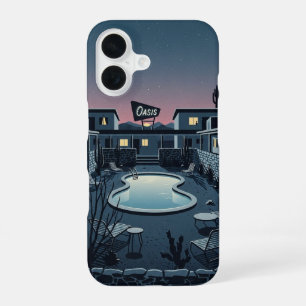 Motel at Dusk iPhone 16 Case