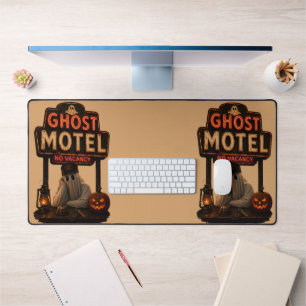 Motel Fantôme Néon Vintage Halloween Effrayant