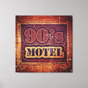 Motel vintage des années 90 #2 - Toile embouteillé