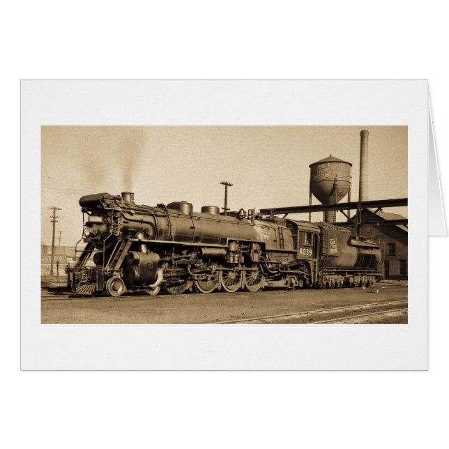 Moteur #6039 de GTW chez Chicago, IL (Devant horizontal)