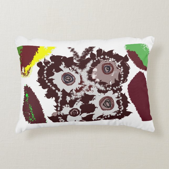 Moth autumn  accent pillow (Front)