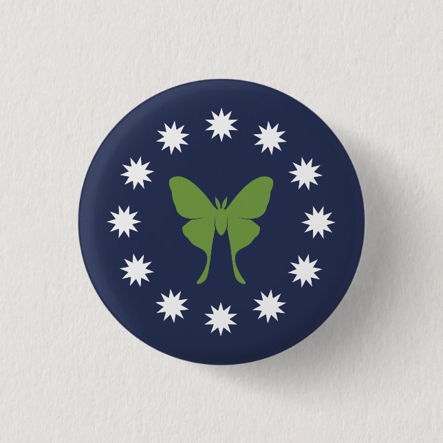 Moth & Bugs Button (Front)
