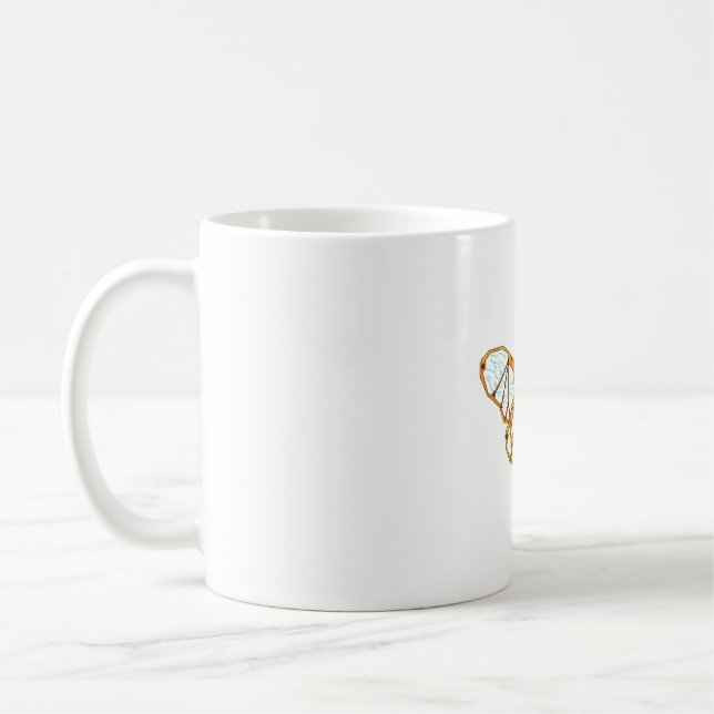 Moth Butterfly Dragonfly Insect Coffee Mug (Left)