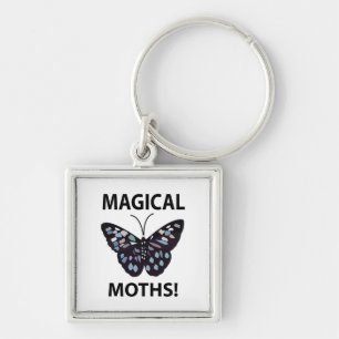 Moth Butterfly Magical Moths Keychain