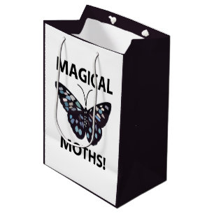 Moth Butterfly Magical Moths Medium Gift Bag