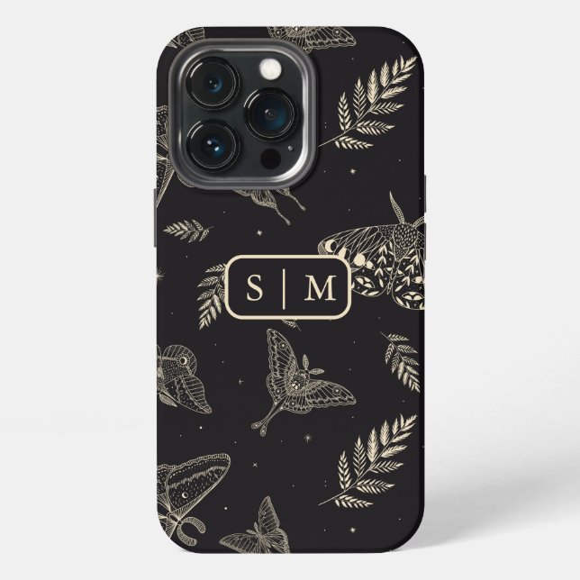 Moth Butterfly pattern Case-Mate iPhone Case (Back)
