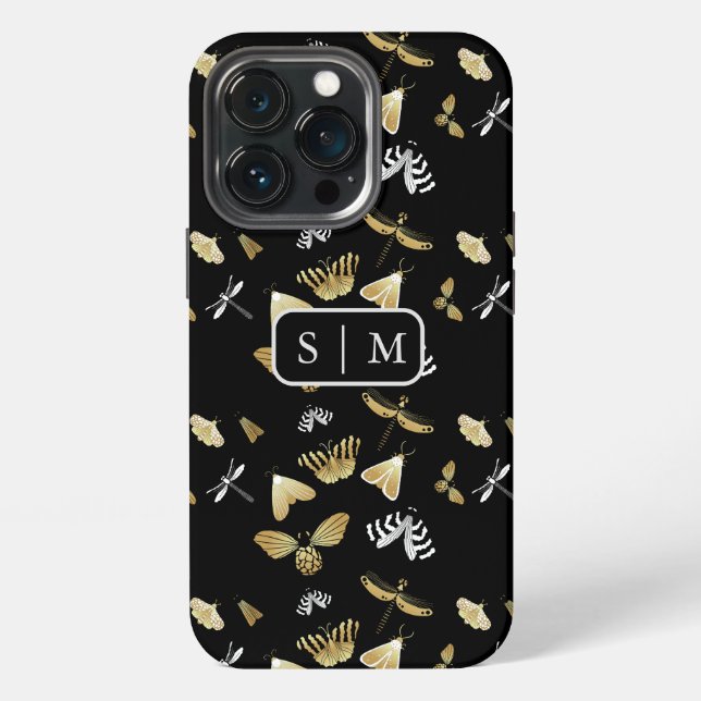 Moth Butterfly pattern Case-Mate iPhone Case (Back)