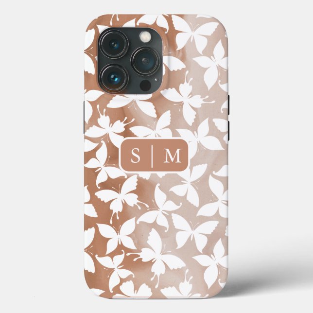 Moth Butterfly pattern Case-Mate iPhone Case (Back)