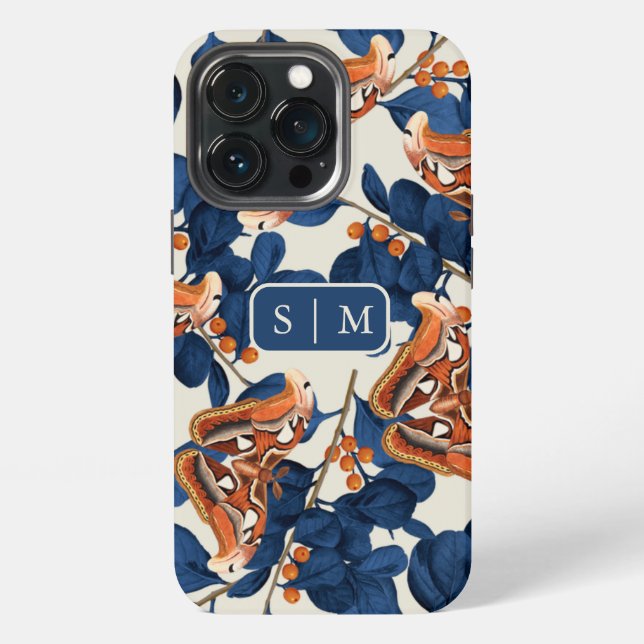 Moth Butterfly pattern Case-Mate iPhone Case (Back)