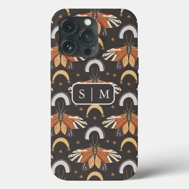Moth Butterfly pattern Case-Mate iPhone Case (Back)
