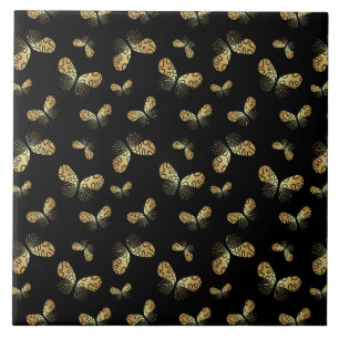 Moth Butterfly Pattern Tile
