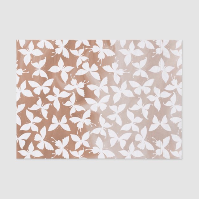  Moth Butterfly Pattern Tissue Paper (Front)