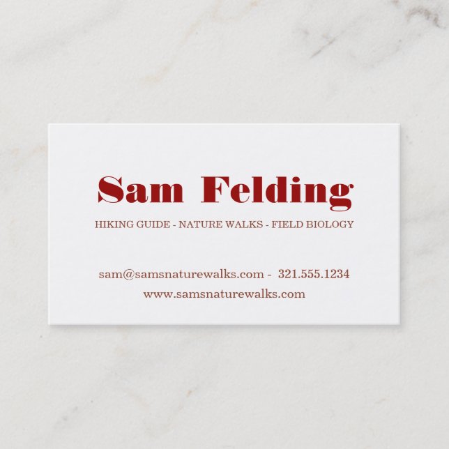 Moth Carte de visite - pour Lepidopterist (Devant)